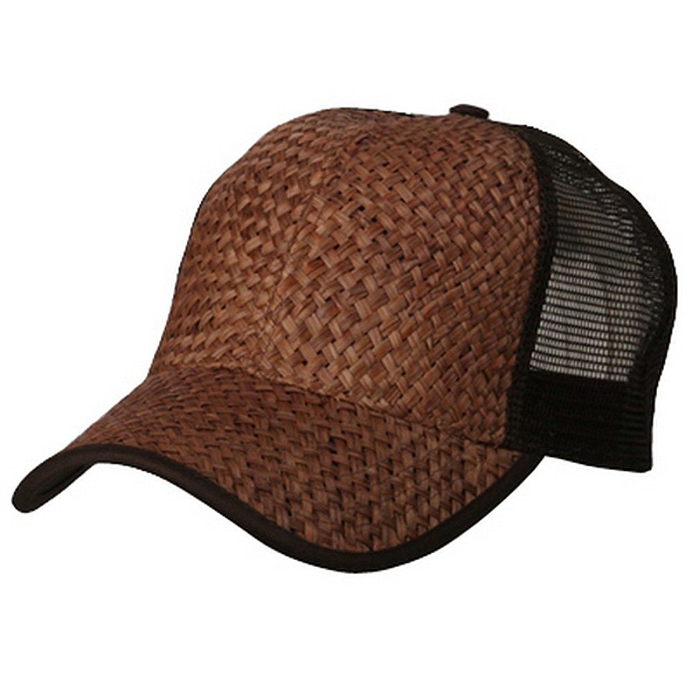 MG Straw Trucker Cap