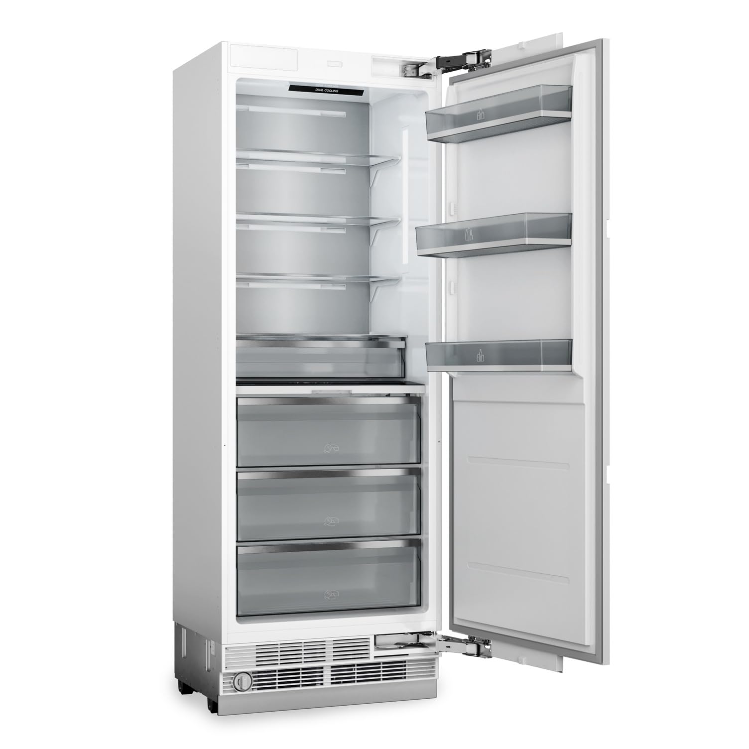 Thor Kitchen 30-Inch Built-In Refrigerator Column, Stainless Steel Panel Ready on Fridge.com - View 4
