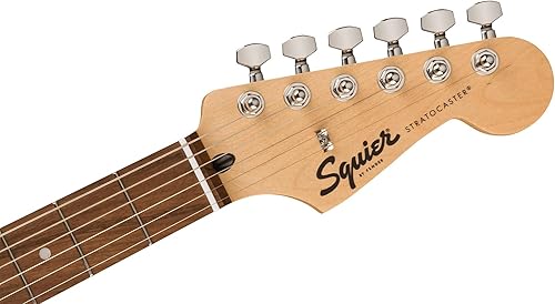 Vista 19 de Fender Squier Sonic Stratocaster HSS - Guitarra eléctrica, diapasón de laurel, golpeador blanco, verde surf Verde (Surf Green)