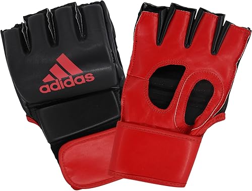 Miniatura 3 de adidas MMA - Guantes de entrenamiento con gancho y bucle MMA para hombres, mujeres, unisex, guantes con palma abierta para MMA, boxeo, kickboxing,