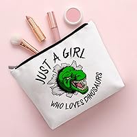 Vista 4 de BiuNiuring Dinosaur Gift - Makeup Bag for Women Who Love Dinosaurs