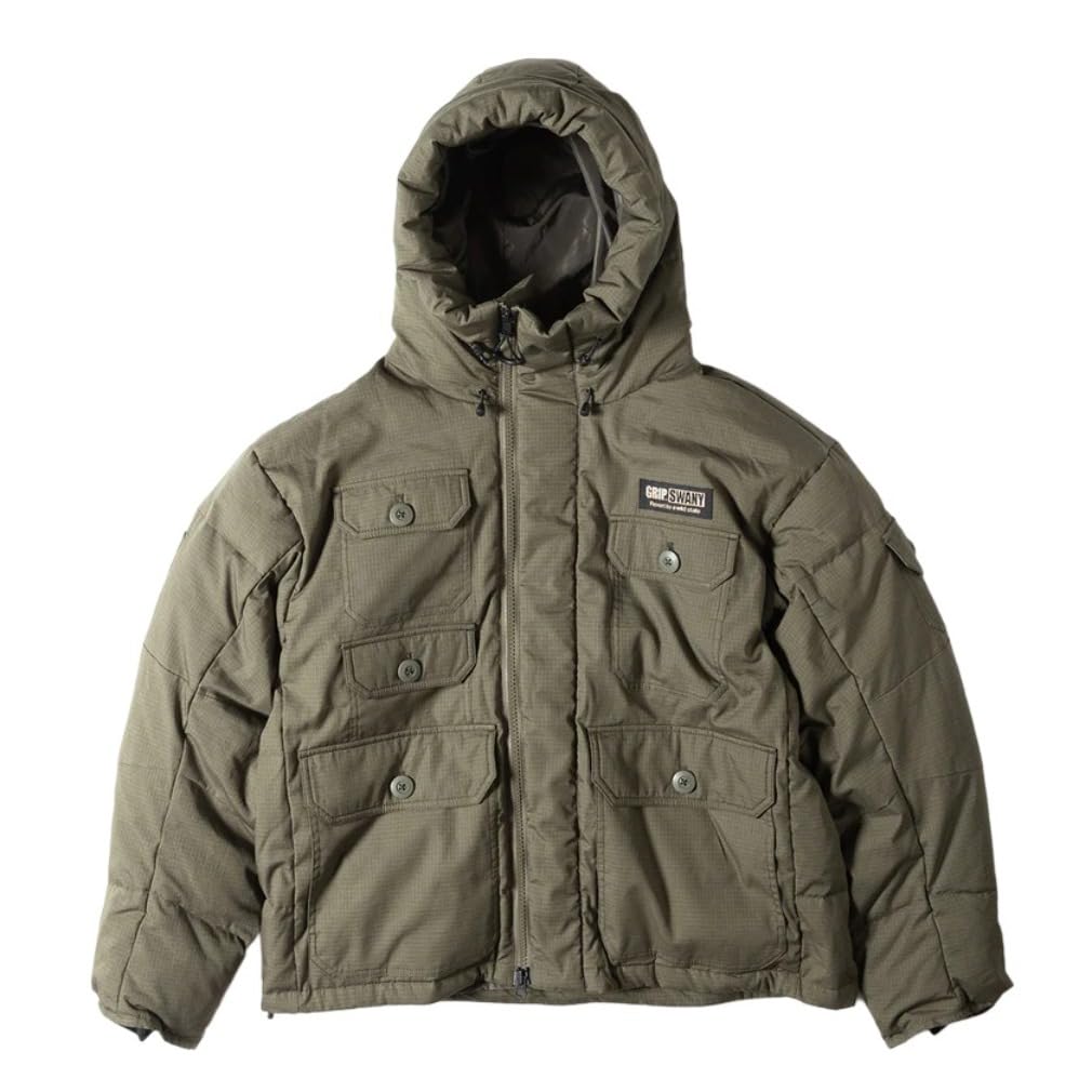 GRIP SWANY ダウンジャケット オリーブ色 Amazon.co.jp: GRIP SWANY グリップスワニー GSダウンジャケット6.0 L