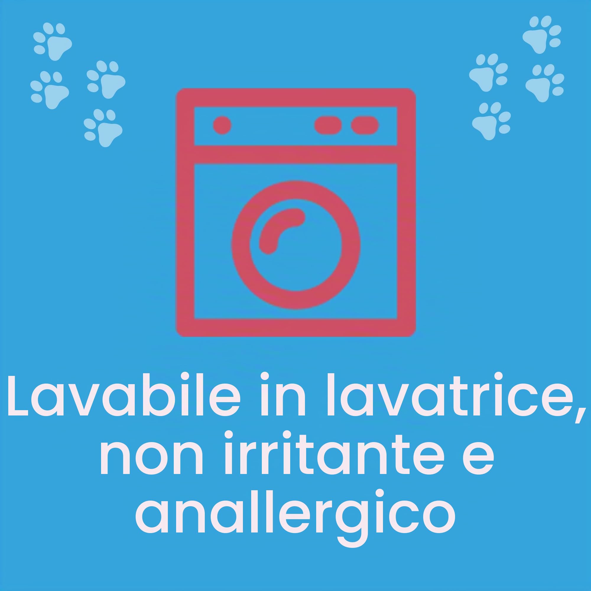 Vetbed NSGBPWS4030 Antiscivolo Grigio con Zampe Nere e Stelle Bianche, 101 x 76 x 3 cm