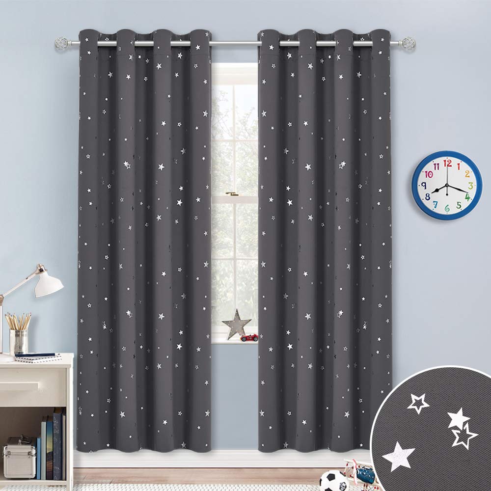 PONY DANCE Thermal Curtains 72 Inch Drop