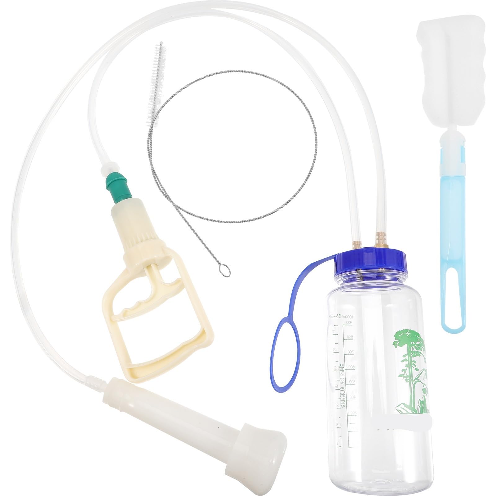 Portatile per Capra Domestica 1 set di mungitrice manuale for pecore, attrezzatura for mucche in plastica riutilizzabile, pompa a vuoto , estrattore seni, forniture agricole