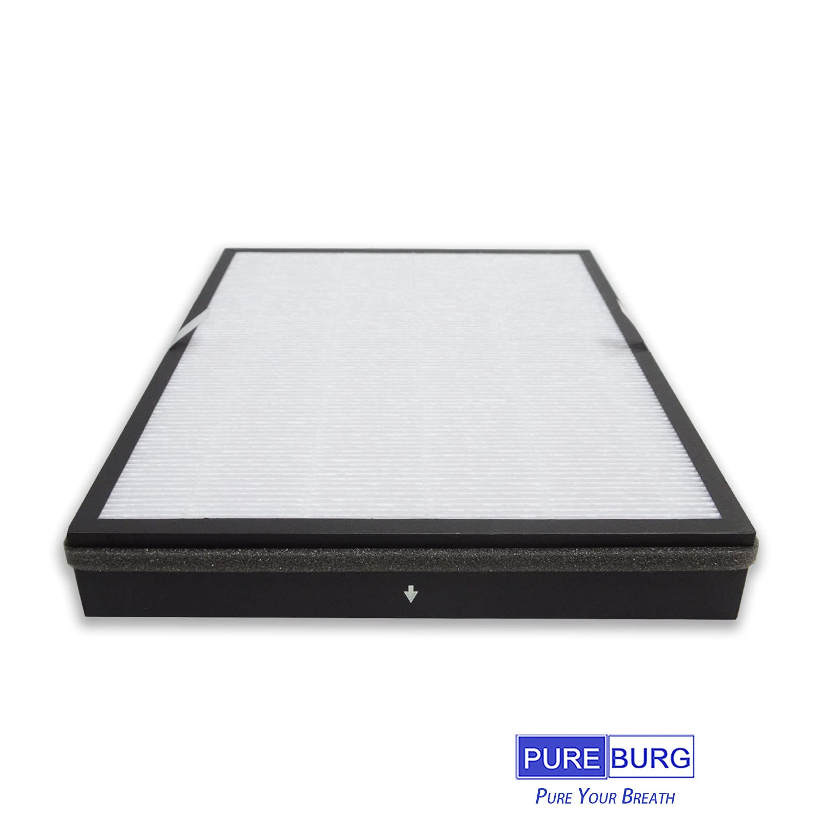 PUREBURG Ersatzfilter kompatibel mit Balter LR-02 Luftreiniger, H13 True HEPA und Aktivkohle 3-Stufen-Filtration,2er-Pack