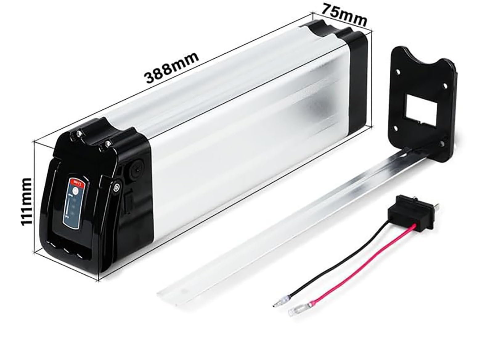 Batterie De Vélo Lithium-ION 48V, E-Bike Batteries 48V 8Ah 10Ah 12Ah 15Ah 18Ah 20Ah 25Ah Batterie De Vélo Électrique, avec 2 Broches pour Moteur 500W, 750W, 1000W avec Chargeur
