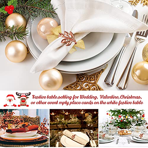 Willbond Leaf Napkin Rings Holders For Wedding, Birthday Dinner Party, Family Gatherings, Table Decorations Christmas Thanksgiving Parties (Retro,6 Pieces) #TOP5