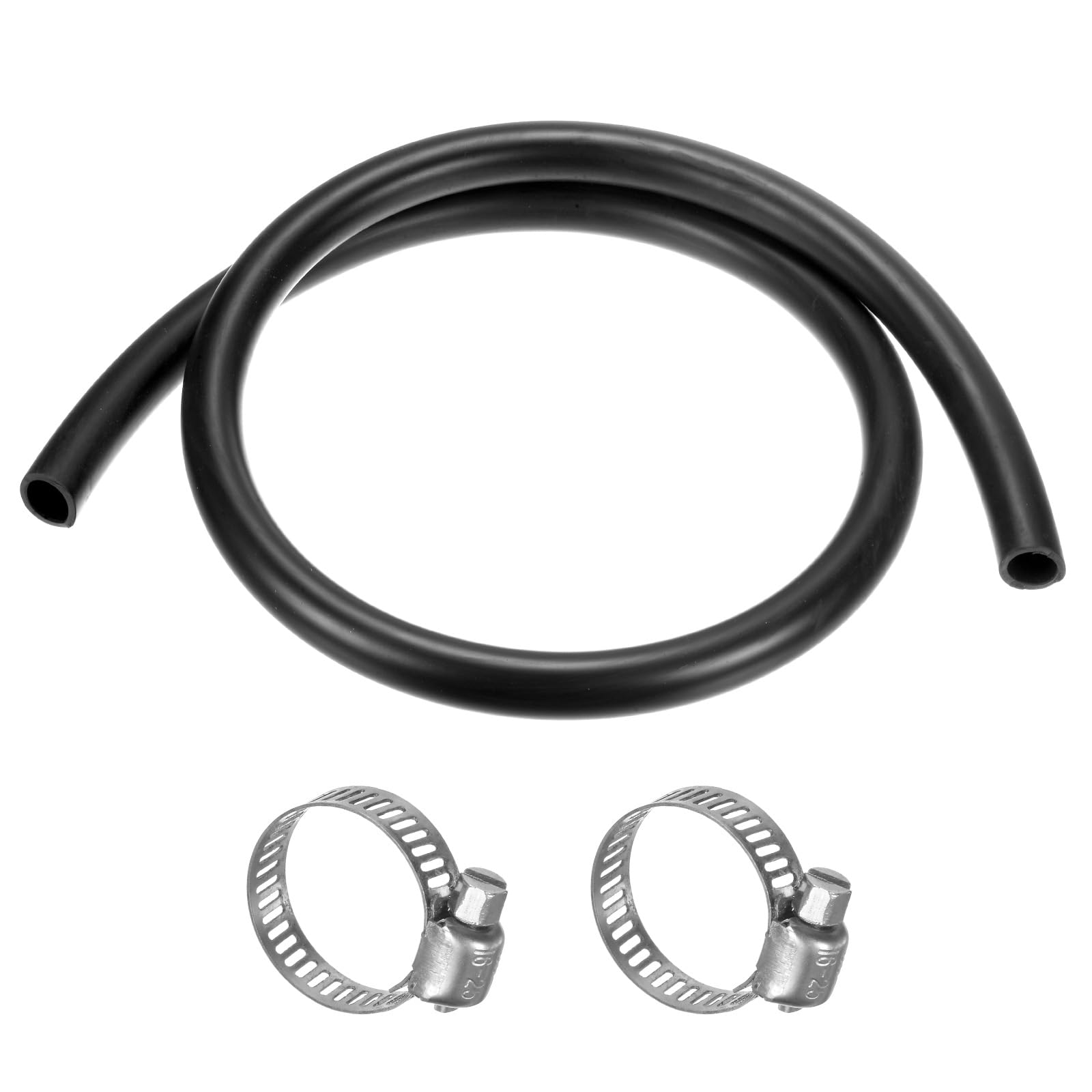 Tuyau caoutchouc 13x18mm M METERXITY de 1,1m avec colliers pour petit équipement