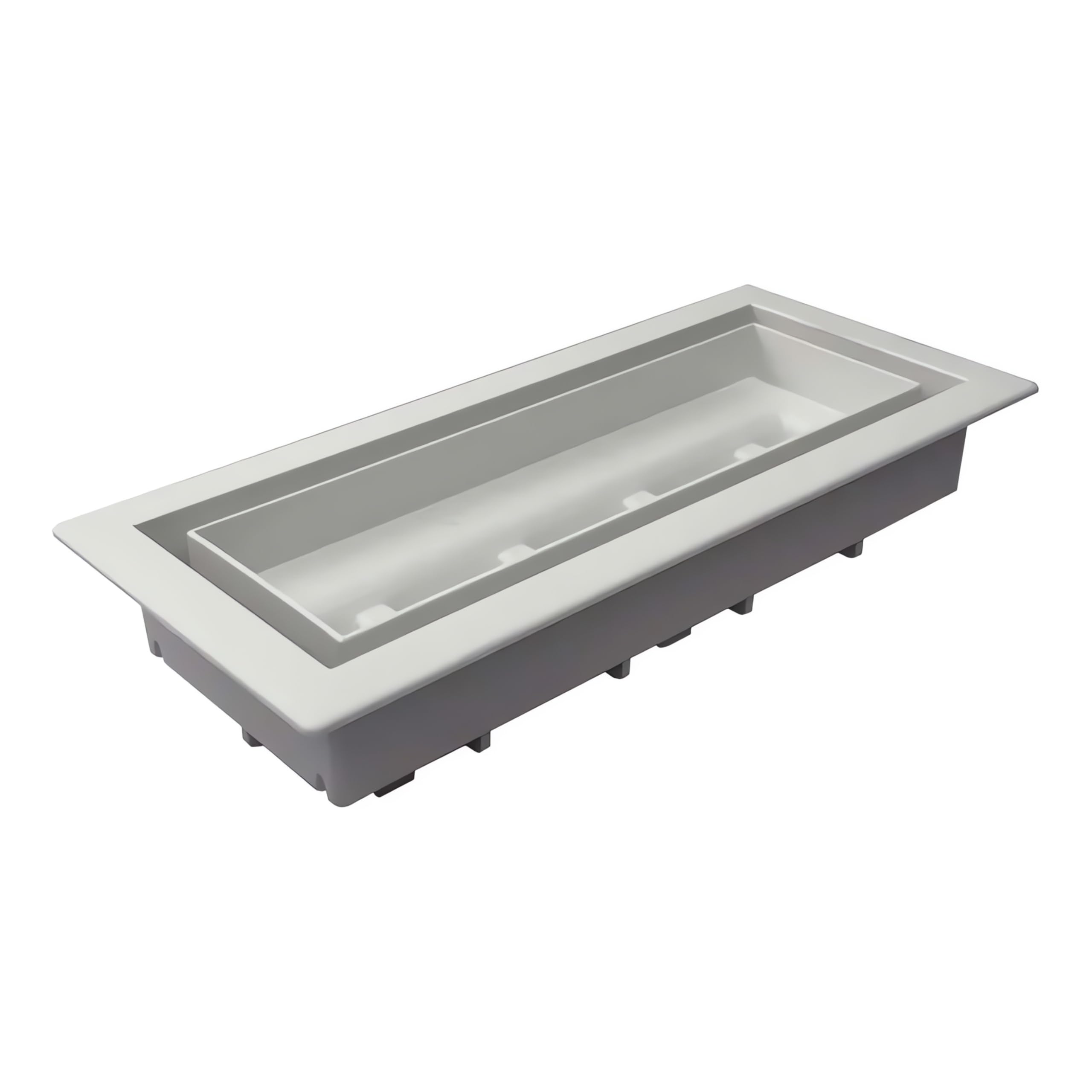 Aria Vents LITE4X10GRY Lite Vent Cover 4x10 Inches (Grey Finish)