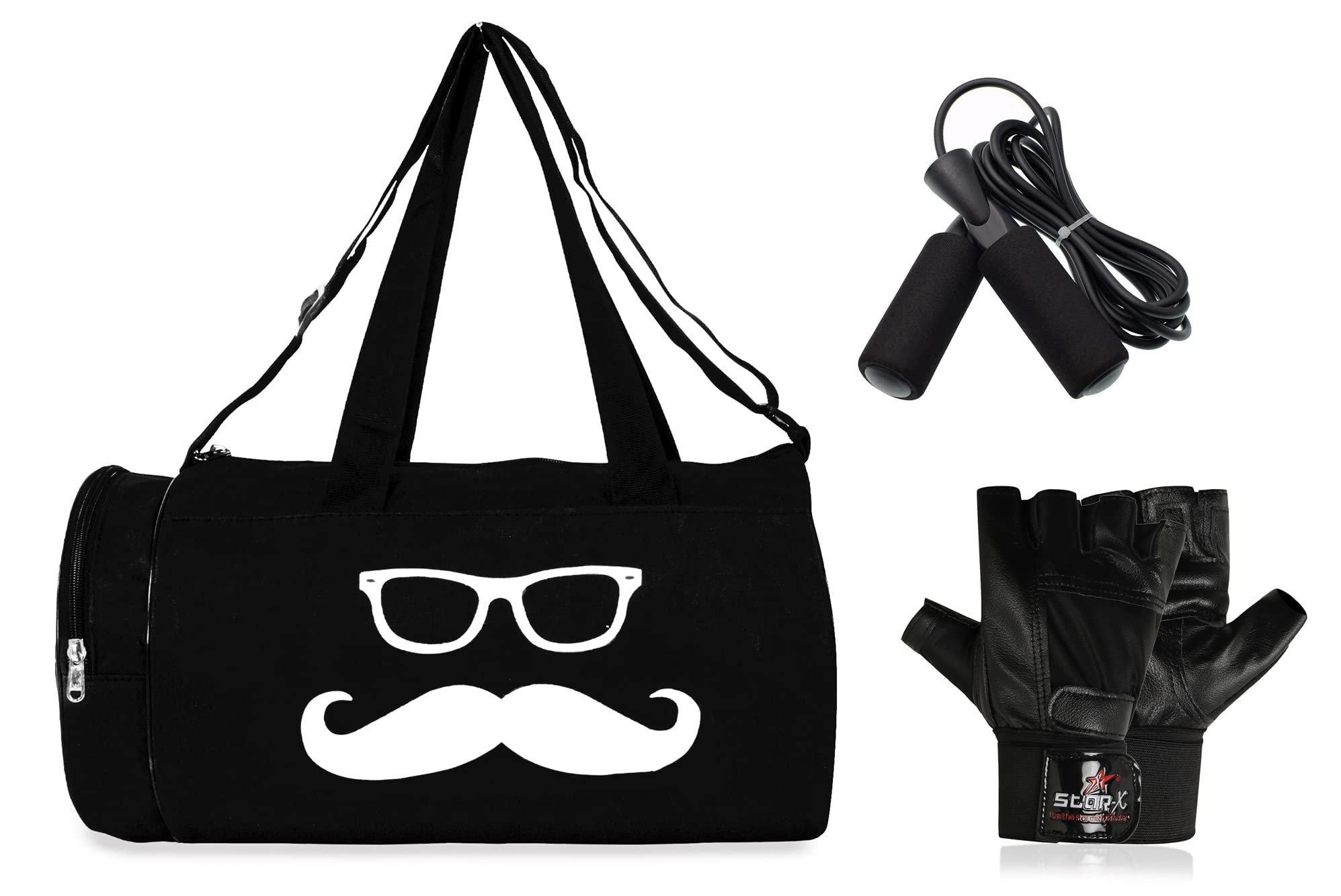Star X Home Gym Exercise Set of MS-GB-700 Designer Kit Bag with Gym Gloves and Skipping Rope (B07LDSB236) Amazon Price History, Amazon Price Tracker
