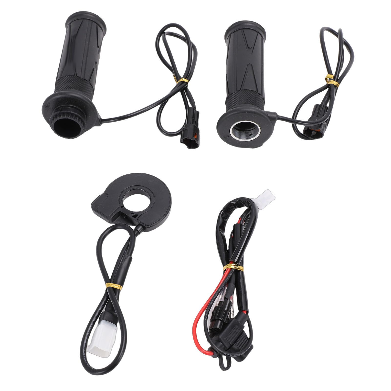 Fabater Manopole Riscaldate per Moto Scaldamanubri Elettrici Durevoli per la Guida in Climi Freddi Impermeabilizzazione Antiscivolo per Manubri Universali da 7/8 Pollici