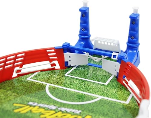 Miniatura 5 de Happyyami Mini futbolín de mesa de futbolín, juegos de mesa de futbolín, mesa de futbolín para niños, accesorios de viaje, juguetes para niños,