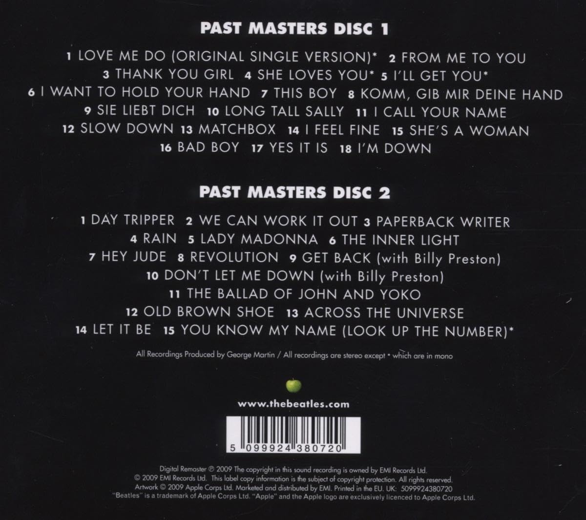 Past Masters