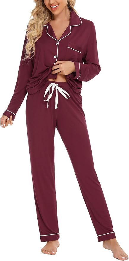 Soft Button Up Pajama Set