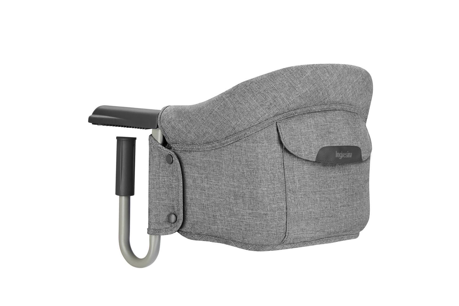 Inglesina Fast, Seggiolino da Tavolo Pieghevole, Grigio Chiaro (Stone Grey), Facile da Trasportare, Lavabile, Installazione Sicura, Fino a 15 kg, 35 x 27 42 cm