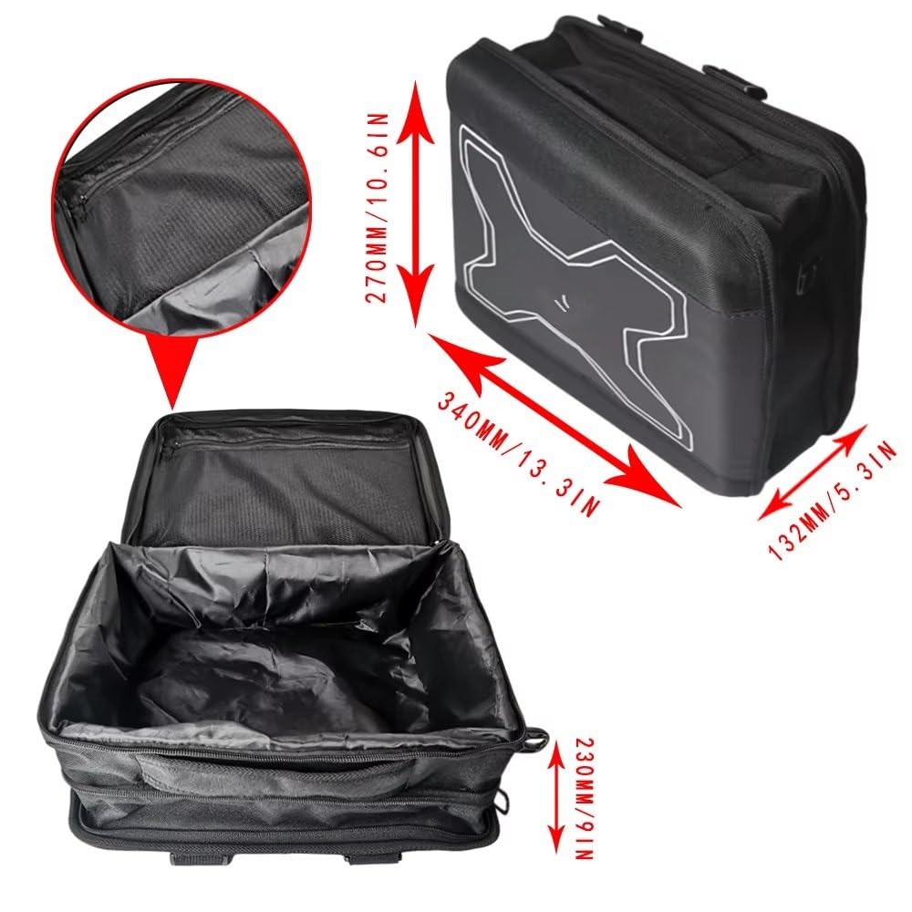 Moto Borsa Posteriore Per BMW R1200GS Per ADV Valigie Valigie Moto Borse Interne Cassetta Attrezzi Borsa Da Sella(A pair)