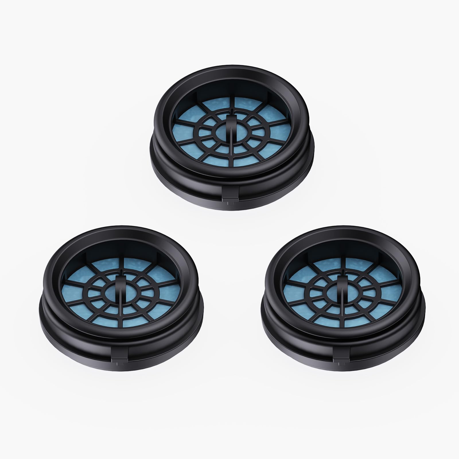 Vexilar 3 PCS HEPA Filter Zubehör für V12 Staubsauger Kabellos, Staubsauger HEPA Filter Zubehör