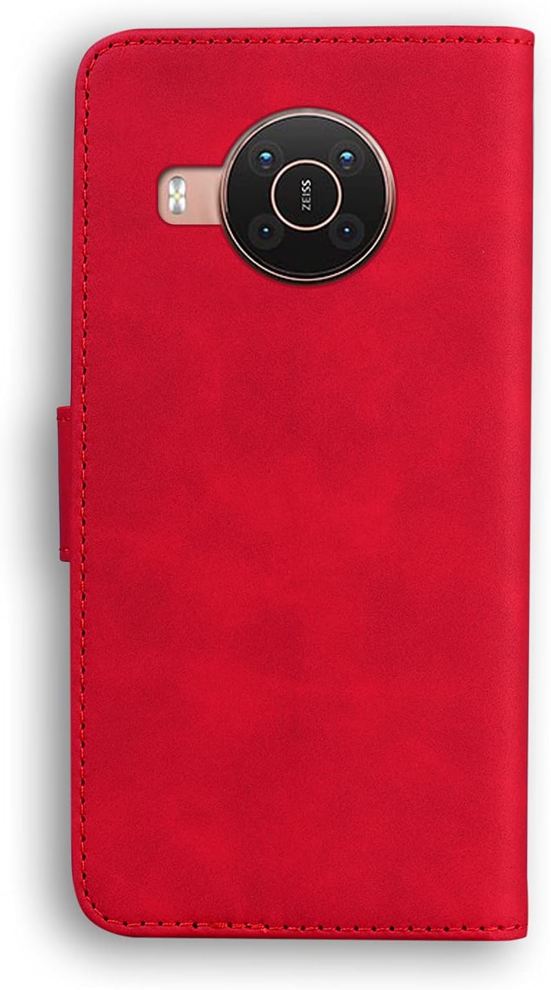 TIANCI Case for Nokia X10/Nokia X20, Neat and Simple Style Skin-Friendly PU Leather Phone Case, Wallet Card Slot - Image 4