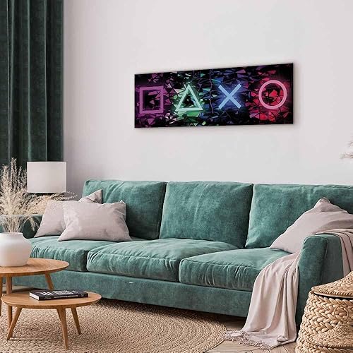 Miniatura 2 de artgeist Lienzo decorativo para pared para consola de videojuegos de 47 x 16 pulgadas, 1 unidad, decoración del hogar, enmarcada, imagen estirada,
