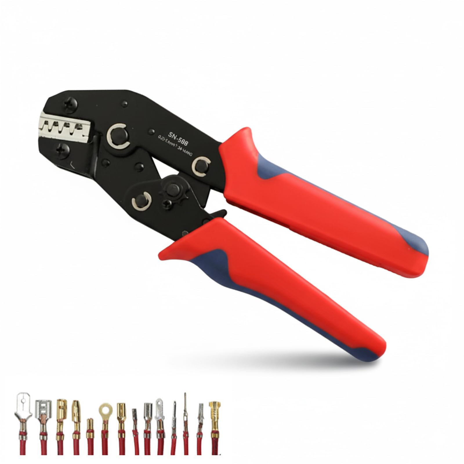Pinza Crimpatrice Professionale Capicorda 0.25-1.5mm² (AWG23-16) Autoregolante