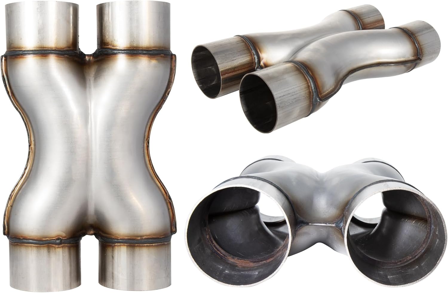 MXA 3 inch X Pipe, 3 X Pipe Exhaust, Crossover Exhaust X Pipe,Heavy Duty 3" Stainless Exhaust X Pipe (3"Diameter Inlet, 12" Length)