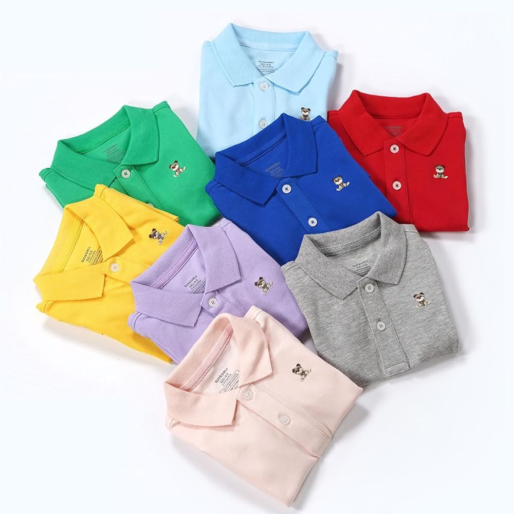Amazon.com: SUYEORLI Baby Polo Romper Cotton Short Sleeve