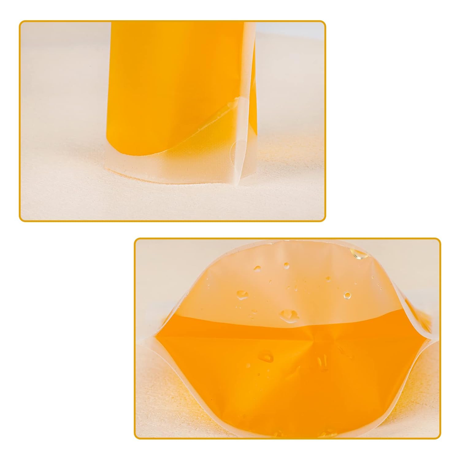 Tomnk 200PCS Drink Pouches with 200 Straws, Juice Smoothie Hand-held Translucent Reusable Plastic Smoothie Drink Pouches