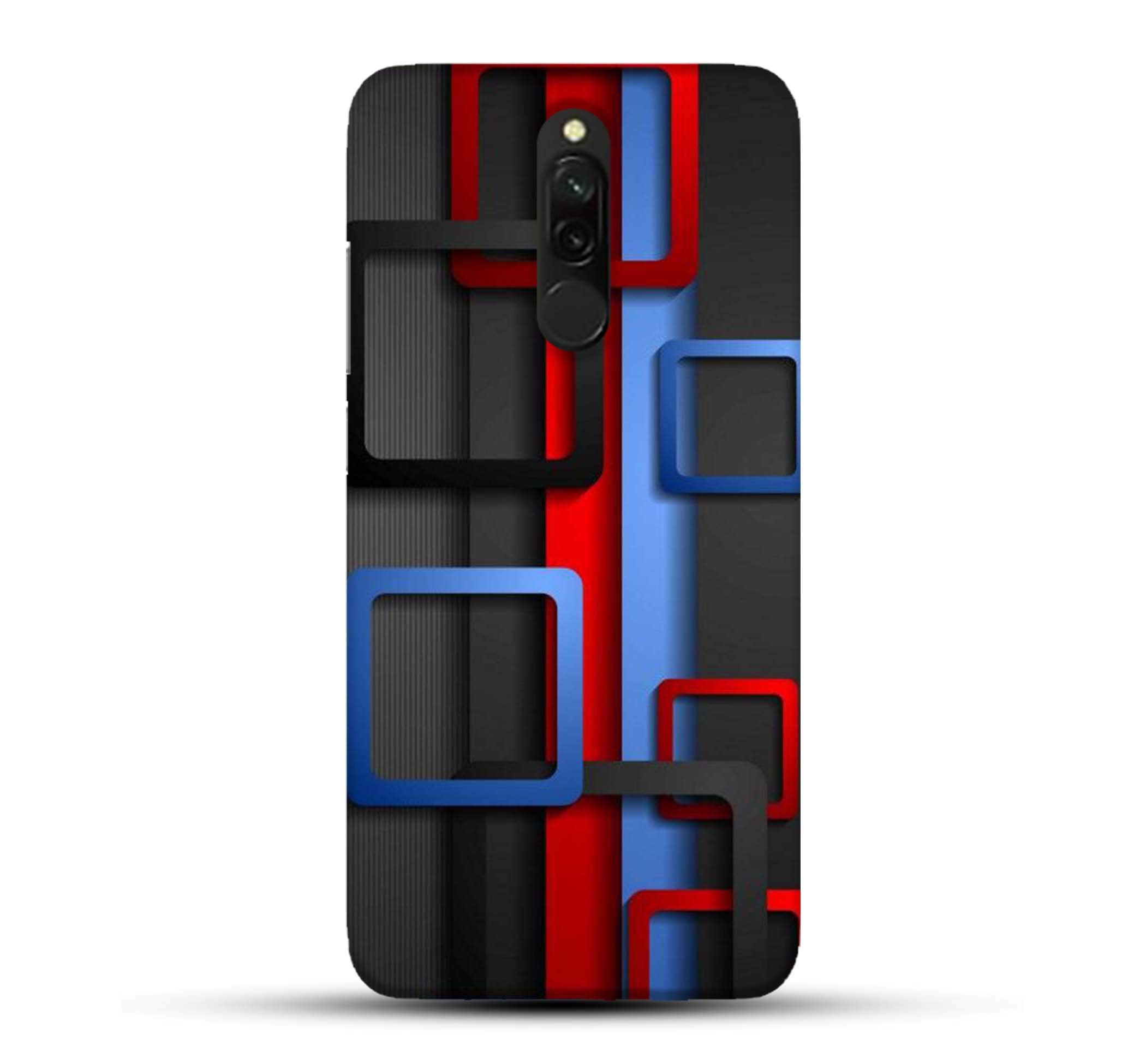 Outlouders Abstract Battern Designer Printed Hard Back Covers and Cases for Redmi 8