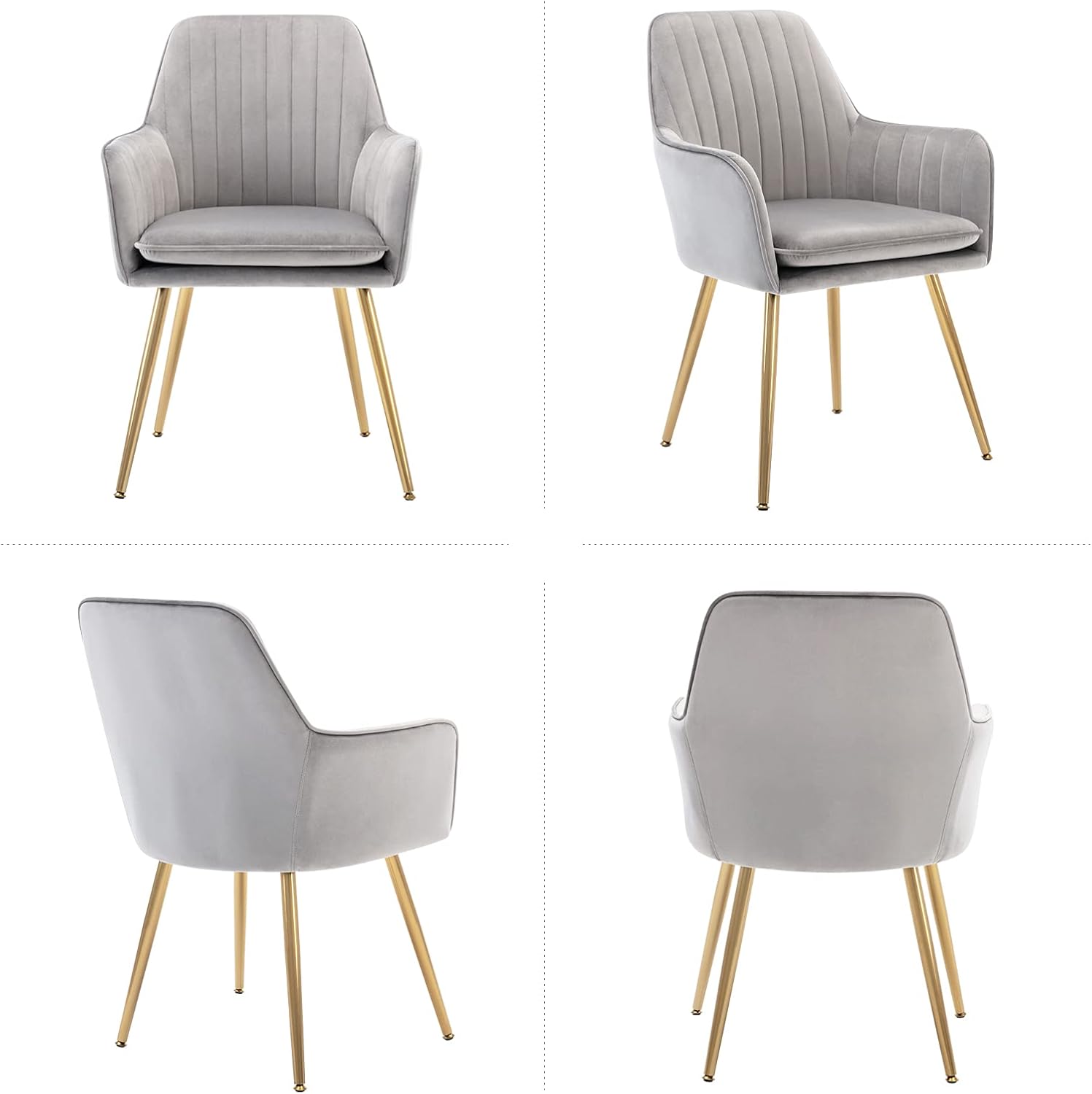 Buy Dmf Furniture Modern Velvet Accent Chair Set Of 2 High Back Elegant Dinning Chairs With Arms In Living Guest Room Grey Online In Indonesia B07sdl1bzx Buy Dmf Furniture Modern Velvet Accent Chair Set Of 2 High Back Elegant Dinning Chairs With Arms In Living Guest Room Grey Online In Indonesia B07sdl1bzx