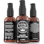 Viking Luxury After-Shave Balm - Soothes Face, Moisturizes After Shaving, Eliminates Razor Burn - Sandalwood Scent - Image 2
