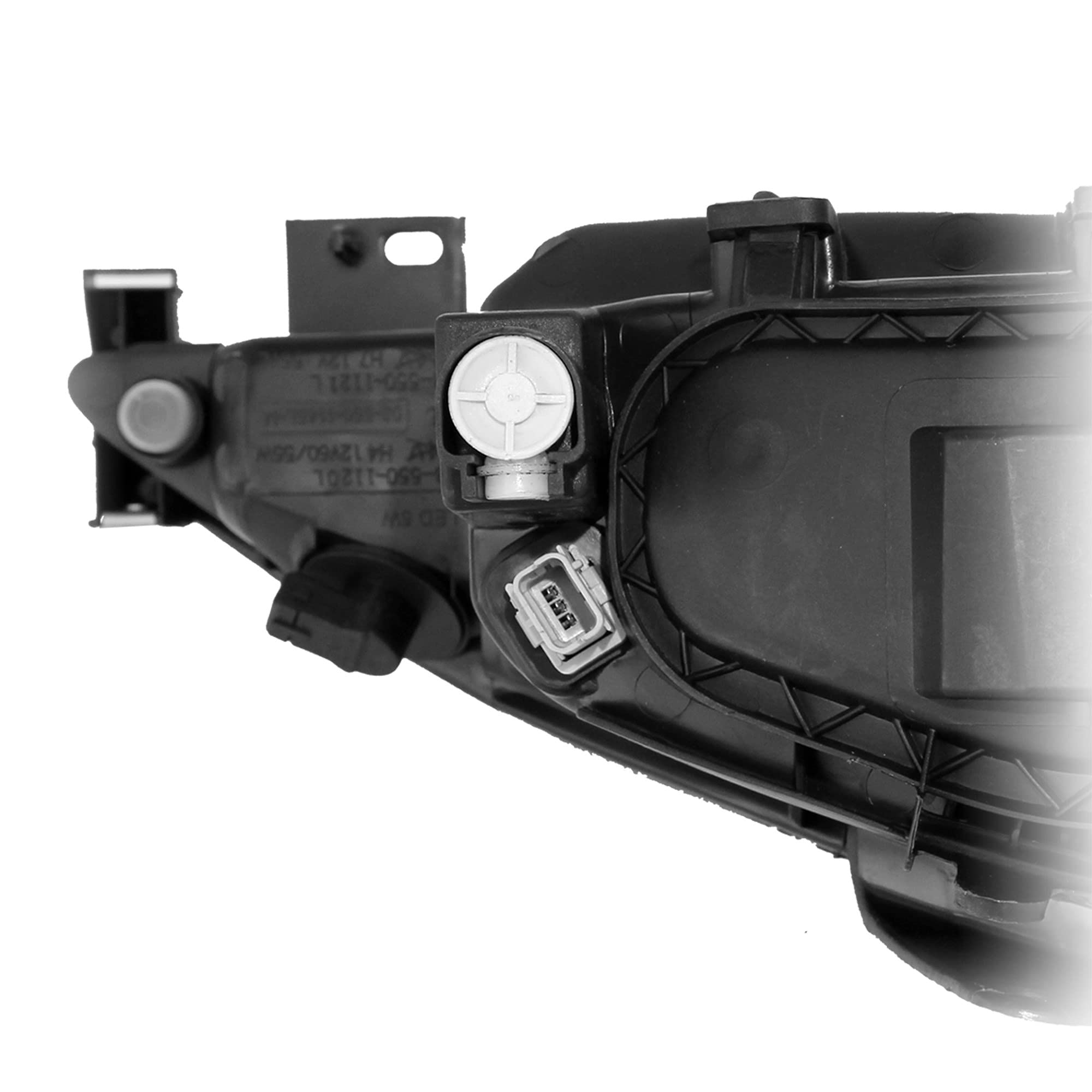 BESTPRICE 2x faros Faros delanteros Faros principales izquierda + derecha Compatible con PEUGEOT 206 CC (2D), 206 Hatchback (2A/C), 206 SW (2E/K)