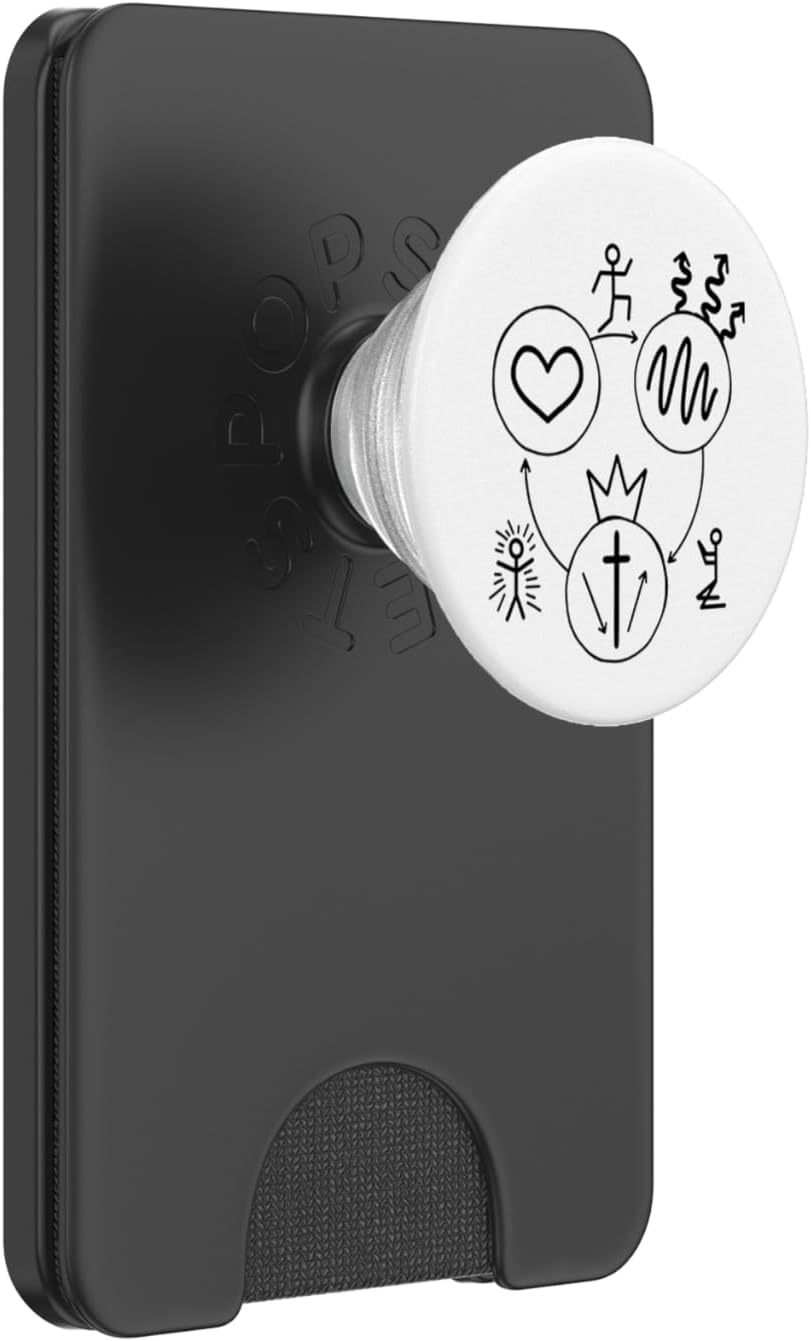 Three Circles Gospel Sticker Art PopSockets PopWallet for MagSafe