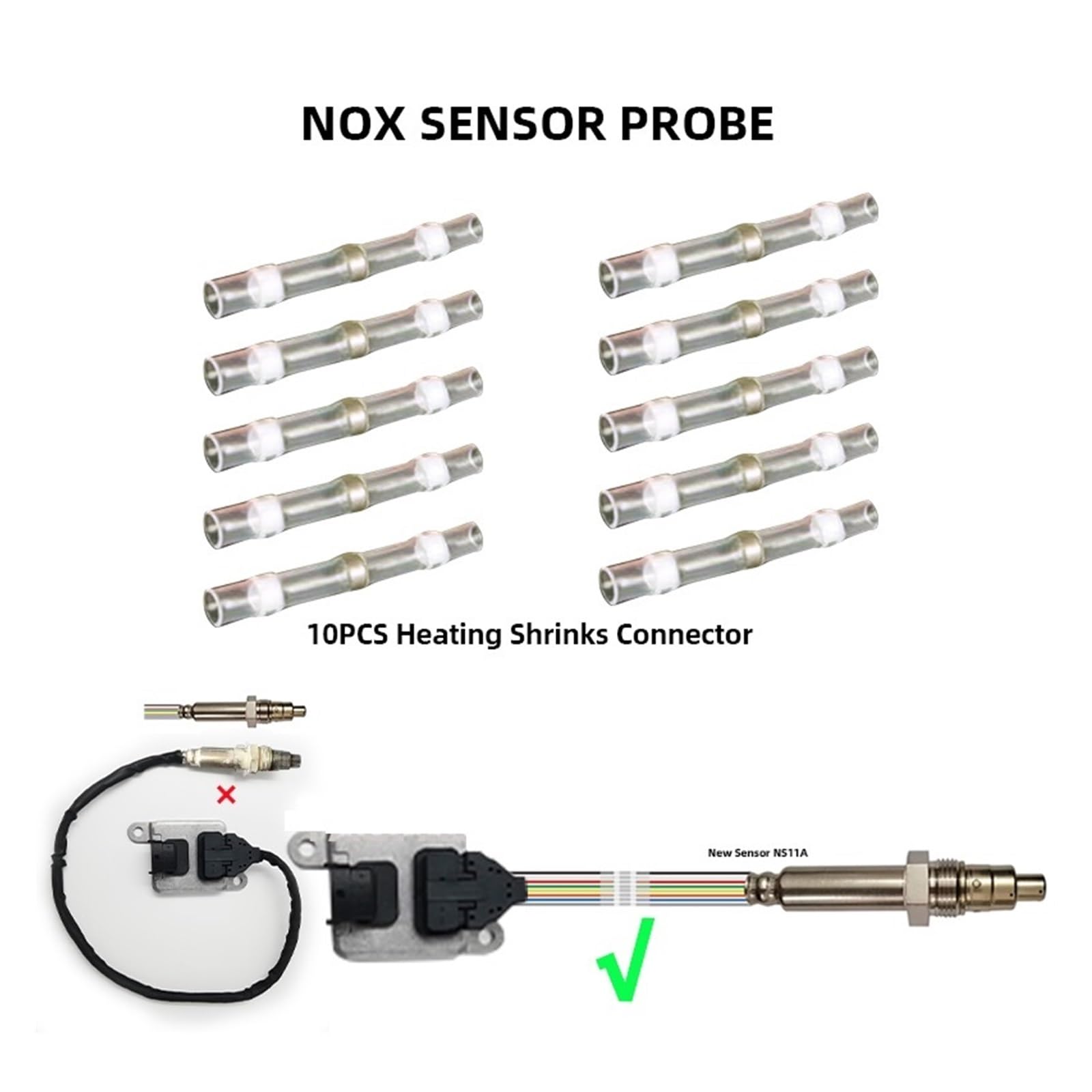Nox Sensor Nitrogen Oxide Detector A0009053403 For W164 W205 W212 W222 Replacement