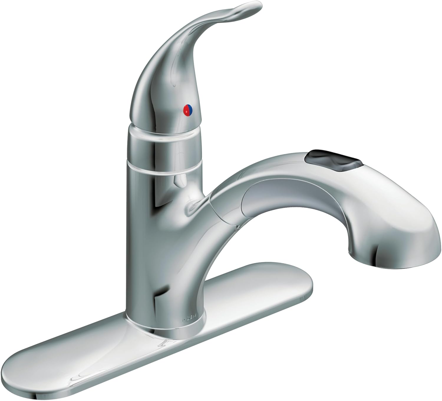 Moen Integra Chrome One-Handle Pullout Kitchen or Laundry Faucet Featuring Power Clean, 67315C