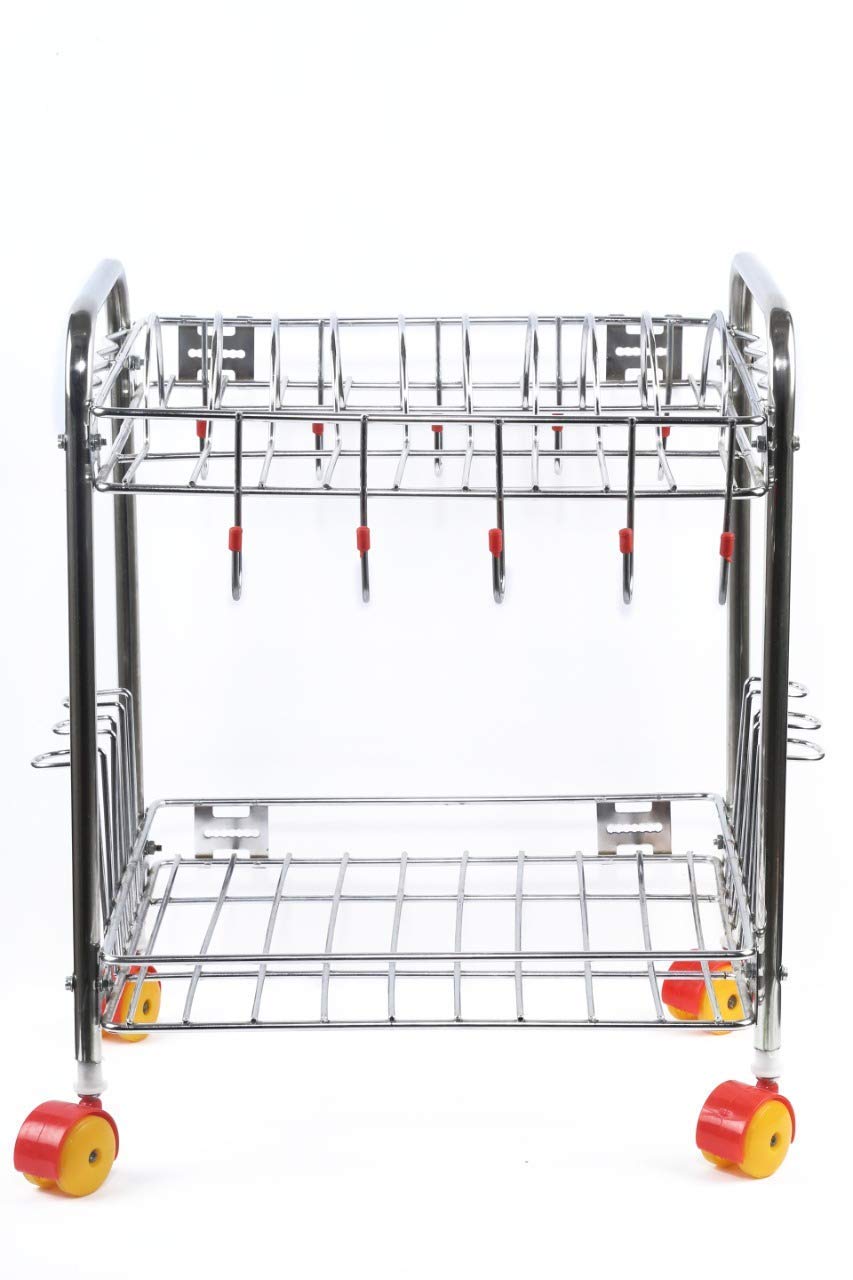 OFFER SALE Kitchen Utensils Holder Stainless Steel 2 Layer Multipurpose