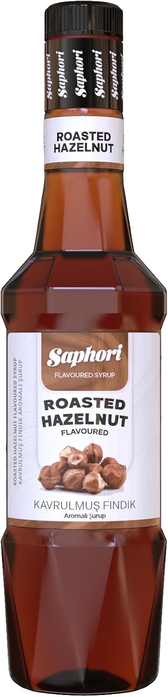 Saphori Kokteyl  urubu Kahve  urubu 700 ML Aroma, Tatland r c   urup, Gazl  i ecekler ve  aylar  in Aroma verici Kavrulmu  F nd k
