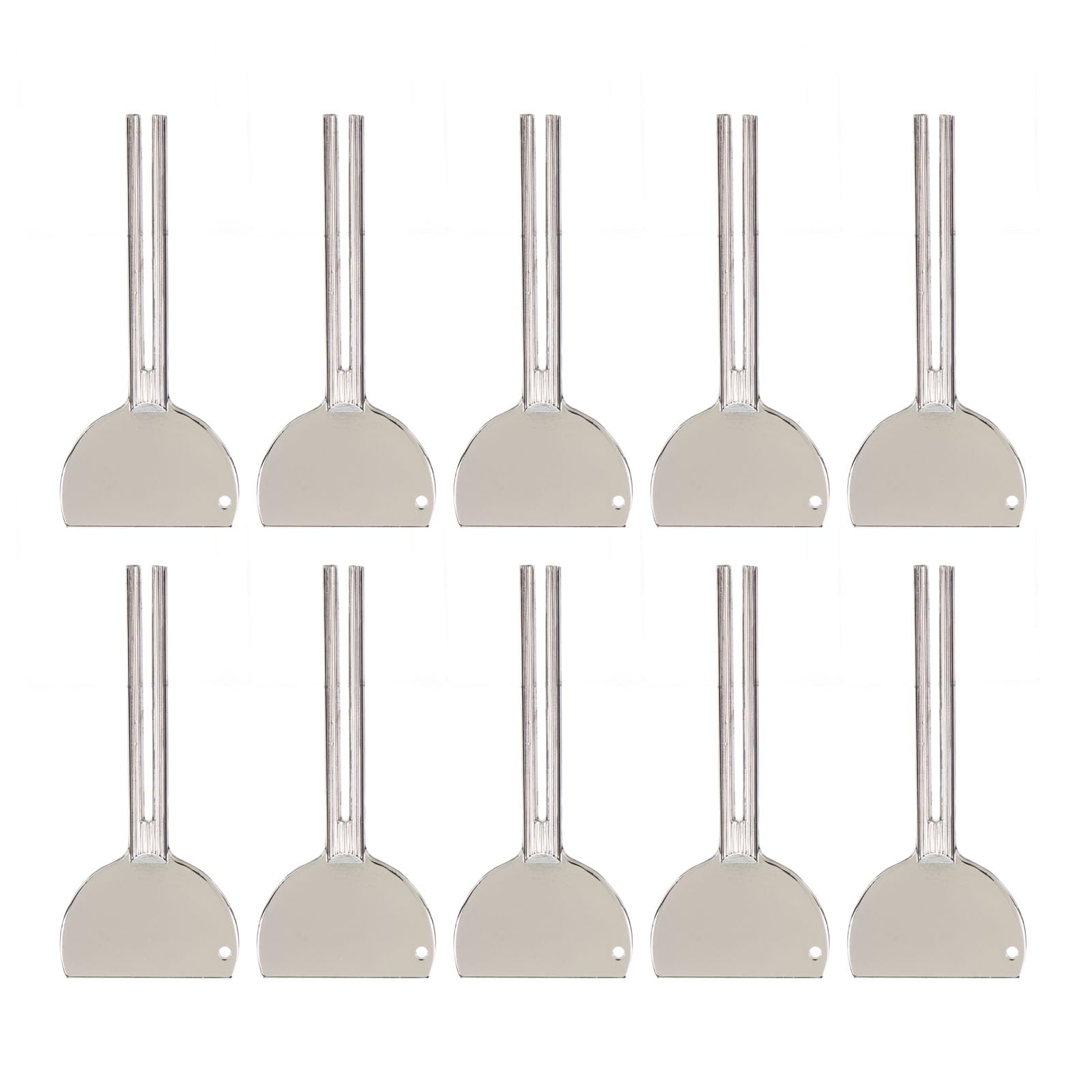 Clé à rouleau pour coloration des cheveux à domicile en inox 10 pièces