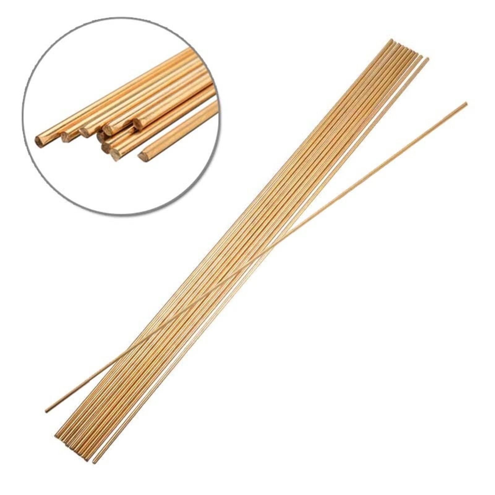 Alambre de Soldadura Electrodo Cubierto de latón 30 Unidades for reparación de Soldadura de Cobre, aleaciones y Hierro Fundido Gris.