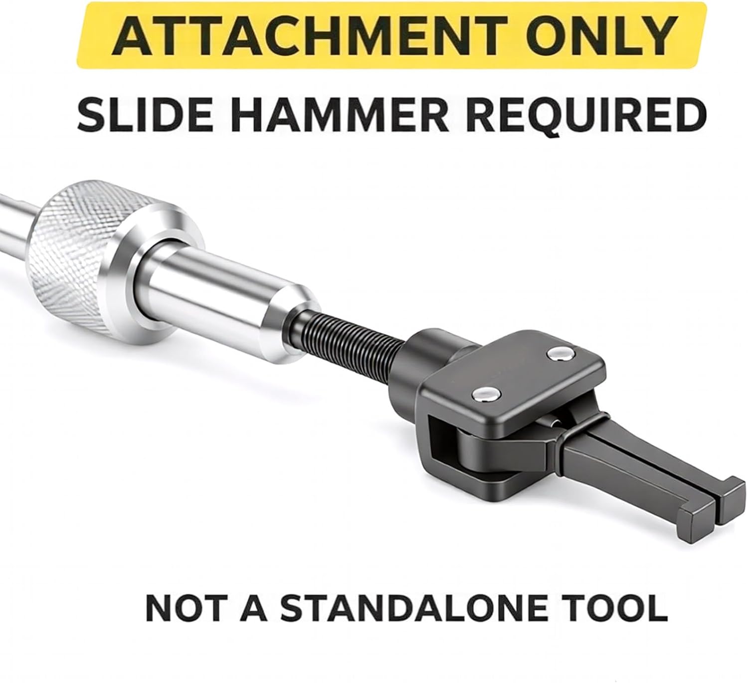 27059 Pilot Bearing Puller Attachment, 2-Jaw Internal Pilot Bearing and Bushing Removal Tool, Fits 5/8" x 18 and 3/4" x 16 Threaded Slide Hammer Rods