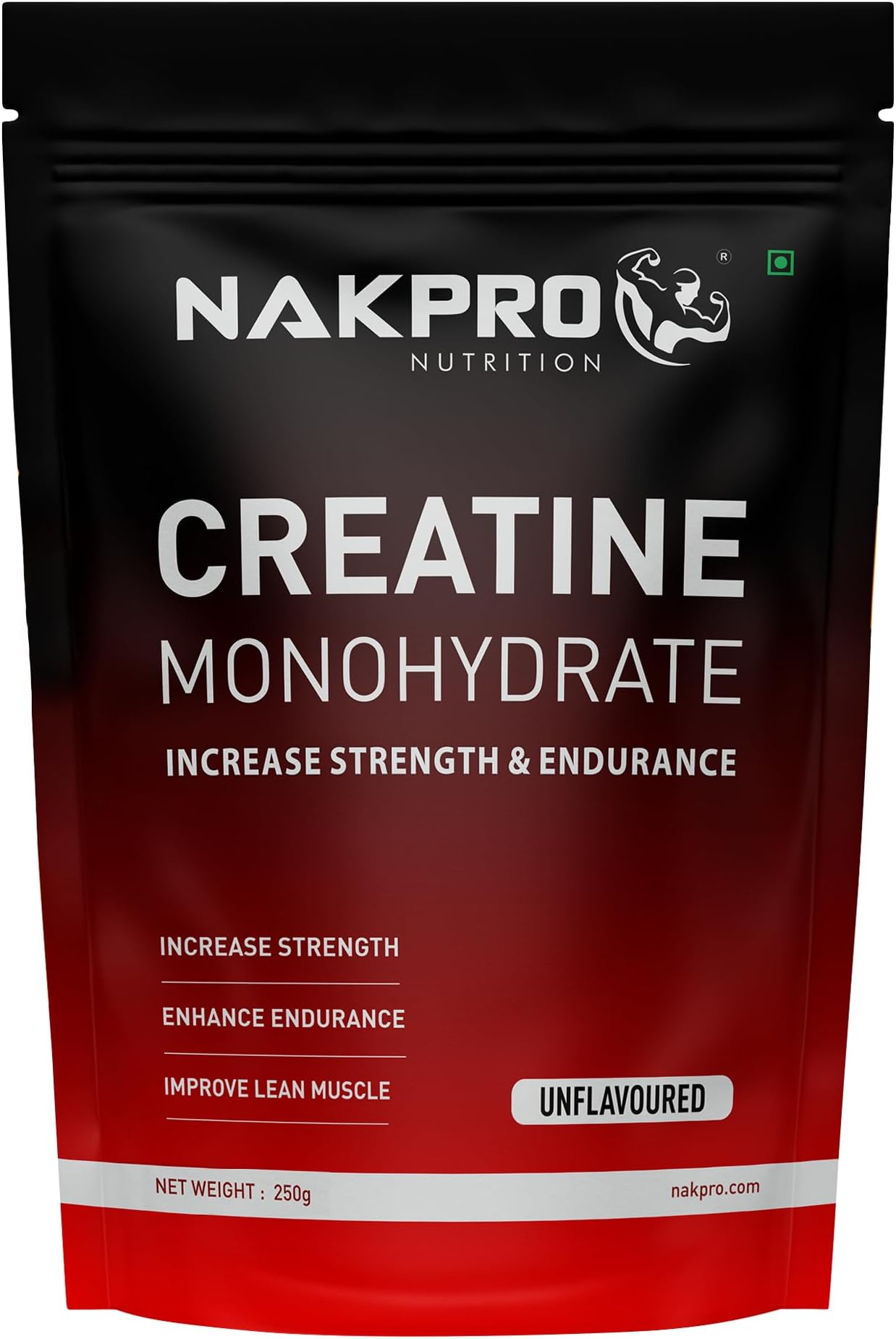 MICRONIZED CREATINE MONOHYDRATE | Highest Grade, Fast Dissolving & Rapidly Absorbing Creatine helps Muscle Endurance & Recovery (Unflavoured, 250 g)