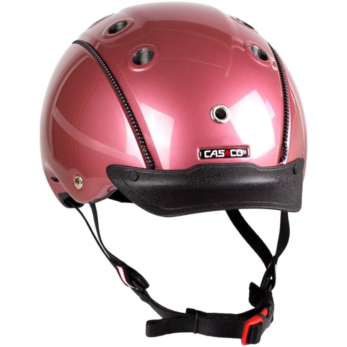 Casco Kinder REIT-, Fahrrad- und Skihelm Choice Turnier English Rose Shiny S (52-56cm)