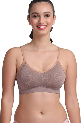 Amour Secret Women's Cotton Blend Light Padded Sports Bra RLS1015