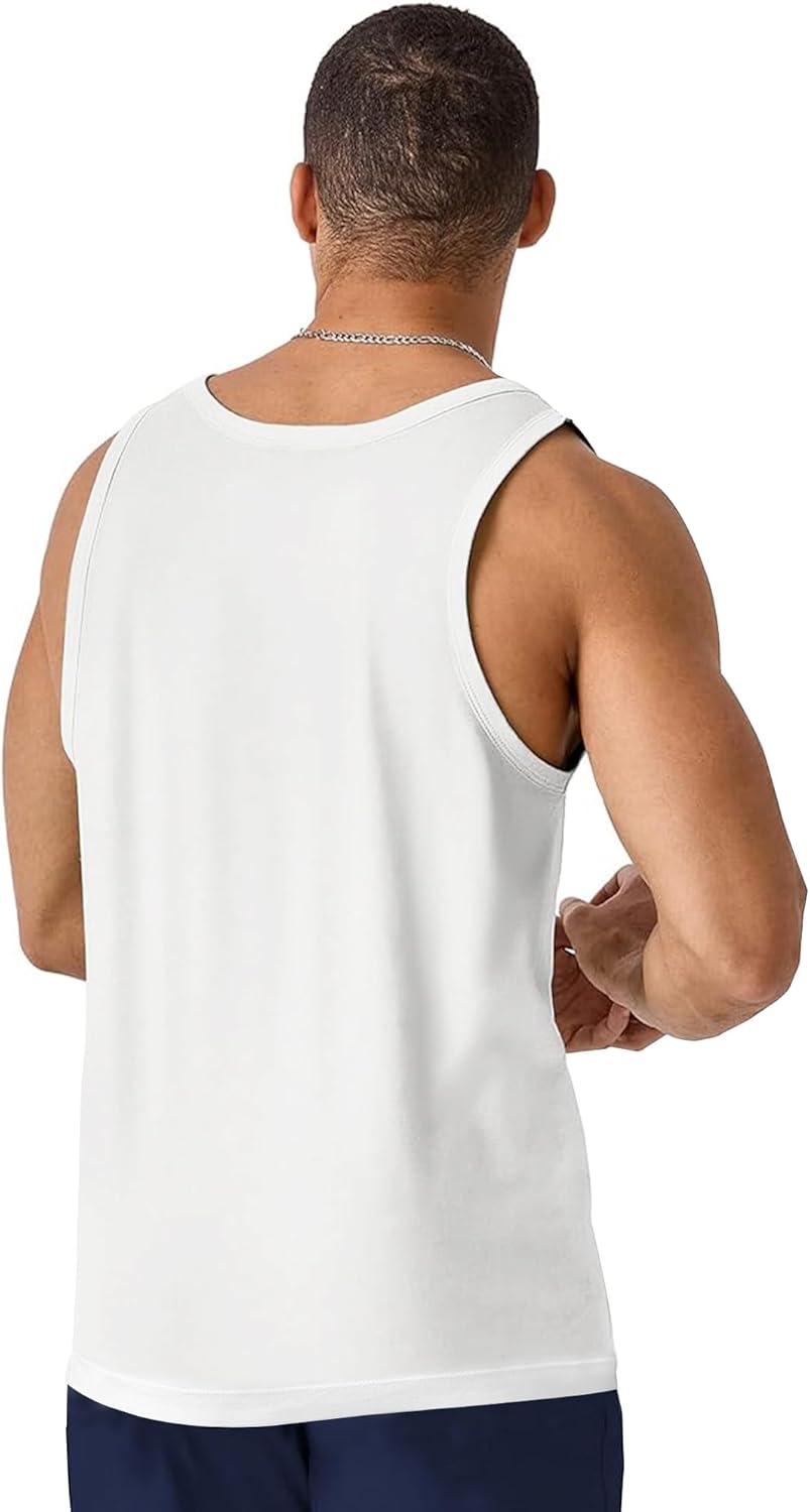 Nidoul Mens Beach Tank Tops Summer Graphic Palm Tree Sleeveless Shirts for Men Vacation Gym Running Workout Tank Top - Image 2