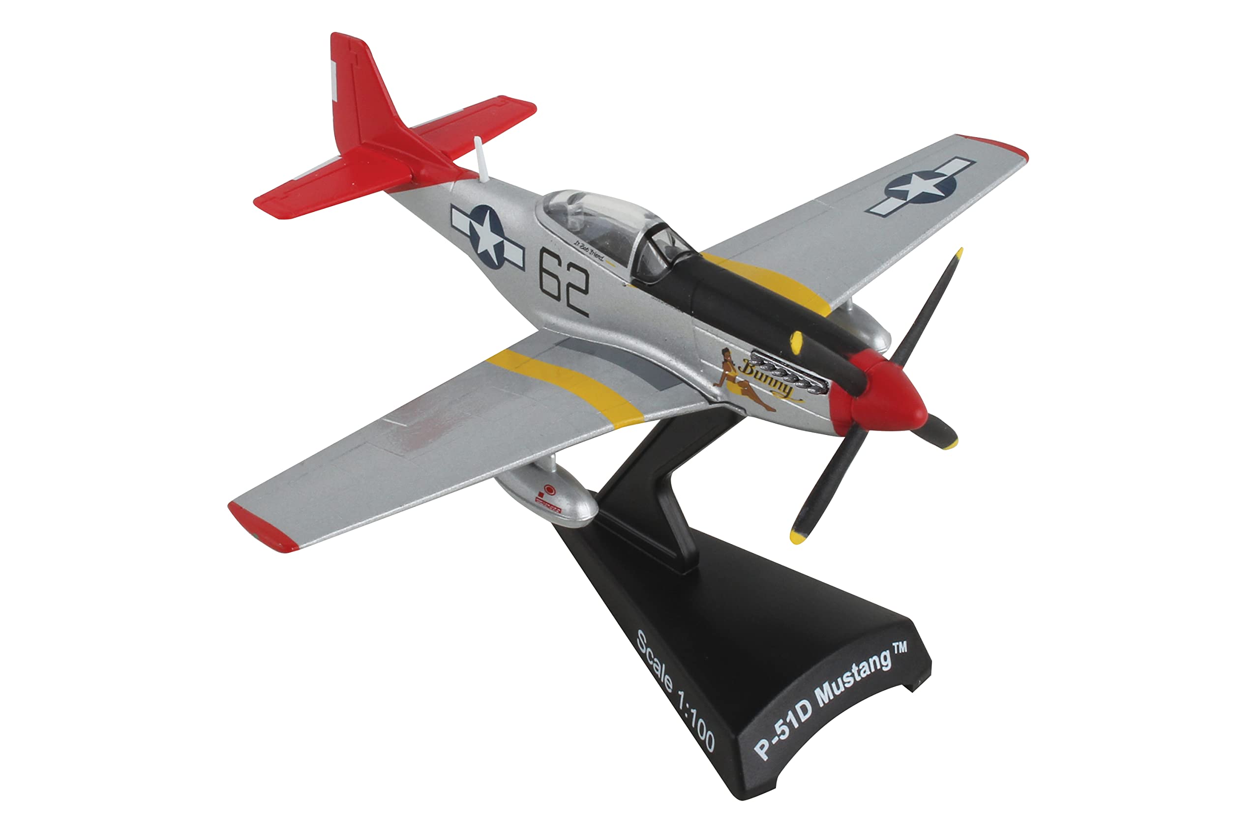 Amazon.com: Postage Stamp P-51D Mustang Bunny Red Tail 1/100 Die