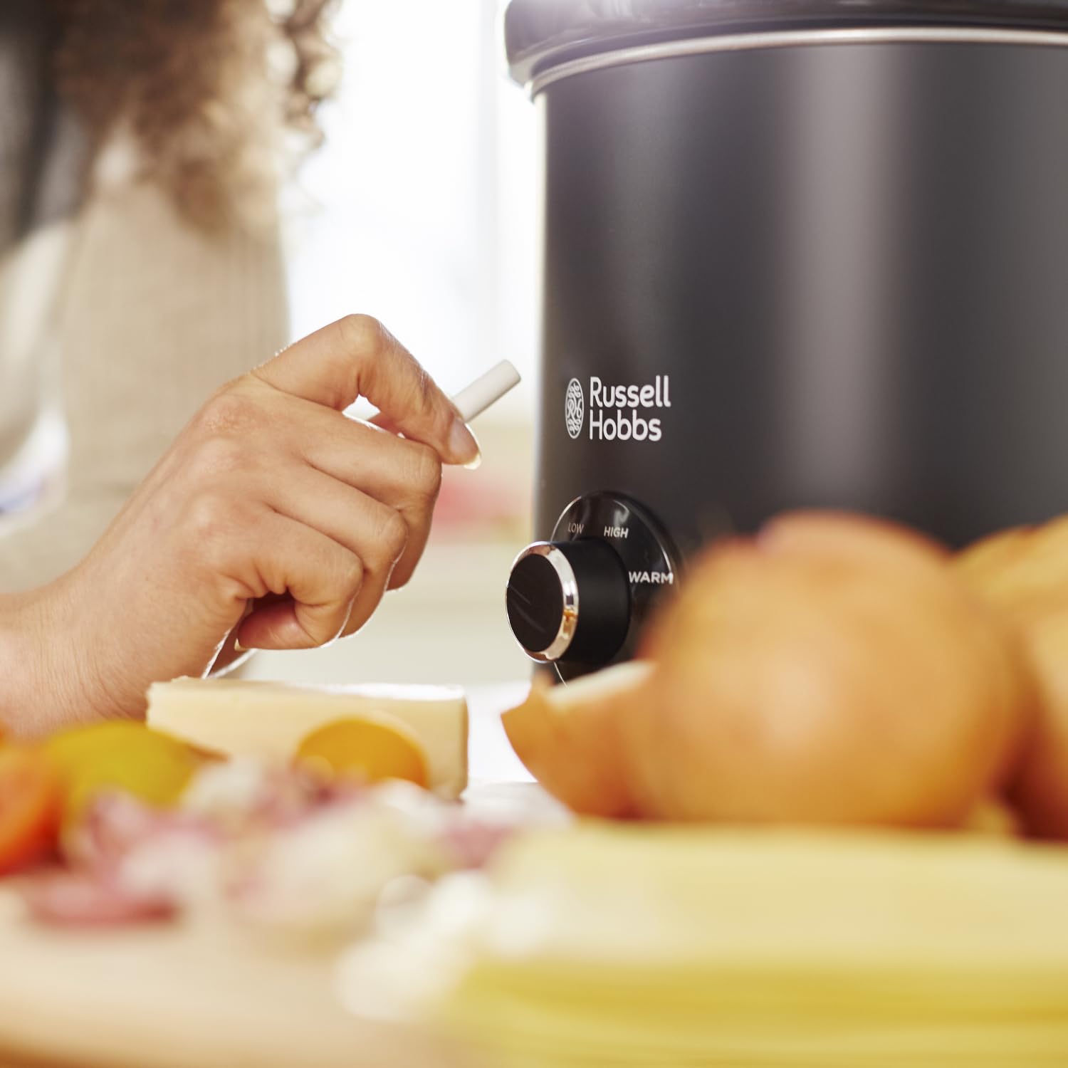 Russell Hobbs - Olla de cocción lenta (24180, 3,5 L), color negro