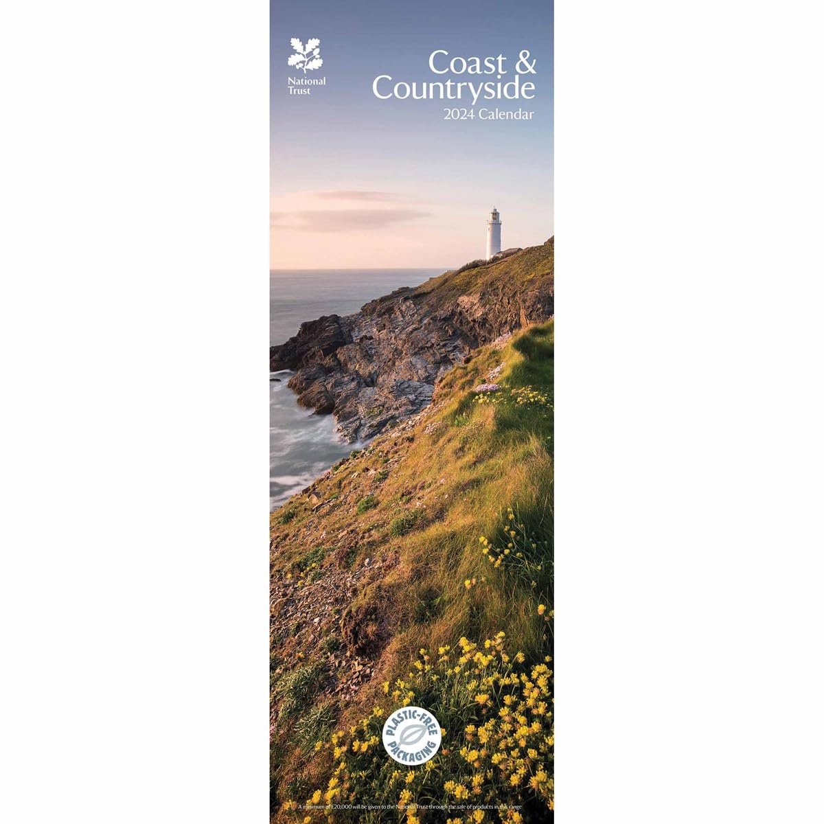Coast & Countryside National Trust Slim Calendar 2024