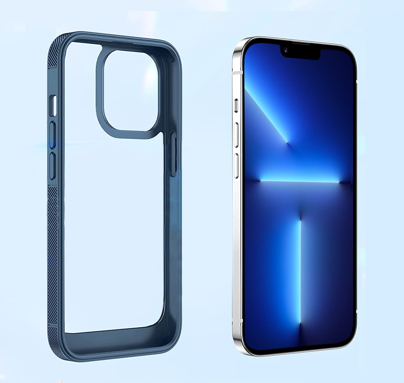 EGOTUDE iPhone 13 Pro Defense Case - Military Blue -6
