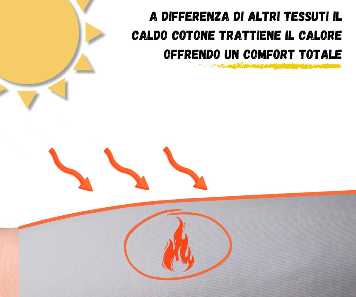 Liabel Maglia Lupetto Uomo Caldo Cotone Conf da 3 pz, Nero M