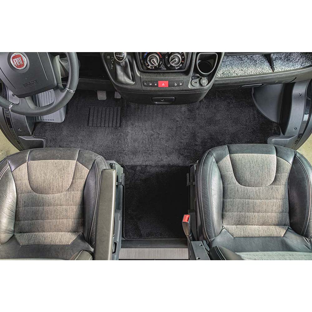 Wohnmobil Teppich-Fußmatte kompatibel mit FIAT Ducato, Citroen Jumper, Peugeot Boxer (Typ 250) - Passgenaue Teppich-Fußmatte